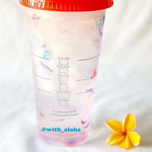 🌹SALE🌹 🌈NEW ✨Starbucks 2021 Color Changing Reusable Cup - Picture 4 of 8